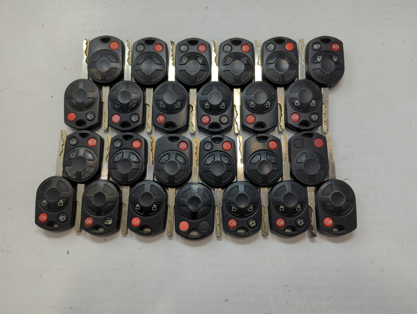 Lot of 25 Chevrolet Keyless Entry Remote Fob MIXED FCC IDS MIXED PART - Oemusedautoparts1.com