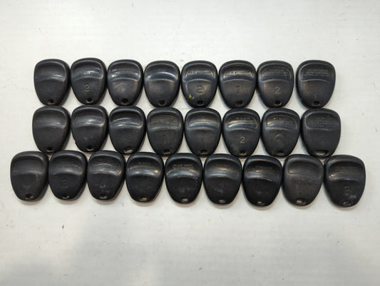 Lot of 25 Chevrolet Keyless Entry Remote Fob MIXED FCC IDS MIXED PART