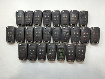 compare product Lot of 25 Chevrolet Keyless Entry Remote Fob MIXED FCC IDS MIXED PART
