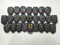 Lot of 25 Chevrolet Keyless Entry Remote Fob MIXED FCC IDS MIXED PART - Oemusedautoparts1.com