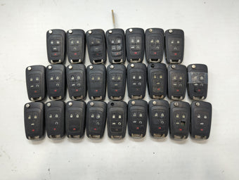 compare product Lot of 25 Chevrolet Keyless Entry Remote Fob MIXED FCC IDS MIXED PART