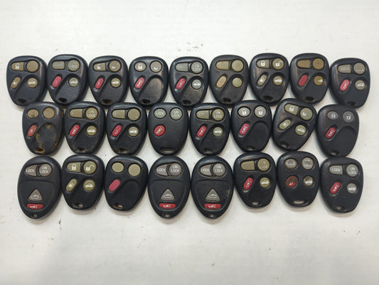 Lot of 25 Chevrolet Keyless Entry Remote Fob MIXED FCC IDS MIXED PART - Oemusedautoparts1.com
