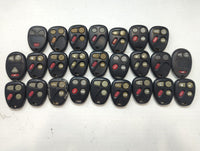 Lot of 25 Chevrolet Keyless Entry Remote Fob MIXED FCC IDS MIXED PART - Oemusedautoparts1.com