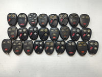Lot of 25 Chevrolet Keyless Entry Remote Fob MIXED FCC IDS MIXED PART - Oemusedautoparts1.com