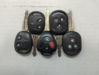Lot of 5 Chevrolet Keyless Entry Remote Fob MIXED FCC IDS MIXED PART - Oemusedautoparts1.com