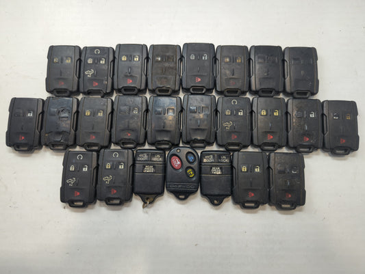 Lot of 25 Chevrolet Keyless Entry Remote Fob MIXED FCC IDS MIXED PART - Oemusedautoparts1.com