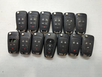 compare product Lot of 13 Chevrolet Keyless Entry Remote Fob MIXED FCC IDS MIXED PART