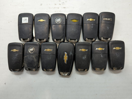 Lot of 13 Chevrolet Keyless Entry Remote Fob MIXED FCC IDS MIXED PART
