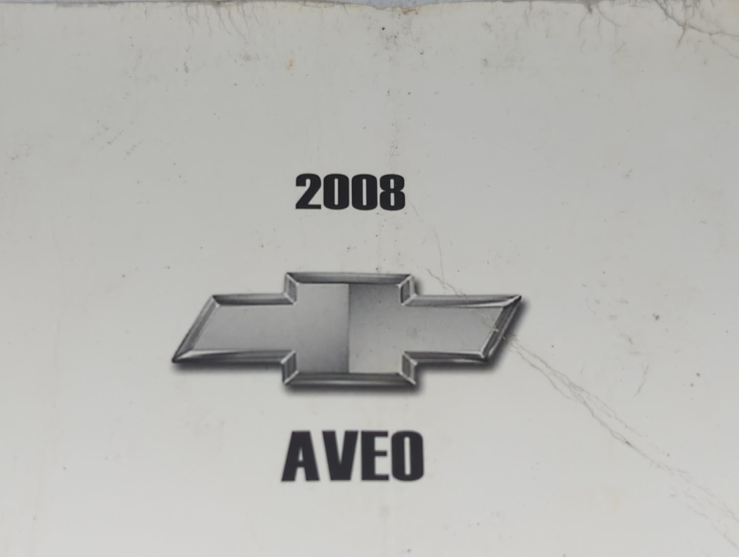 0 Chevrolet Aveo Owners Manual Book Guide OEM Used Auto Parts - Oemusedautoparts1.com
