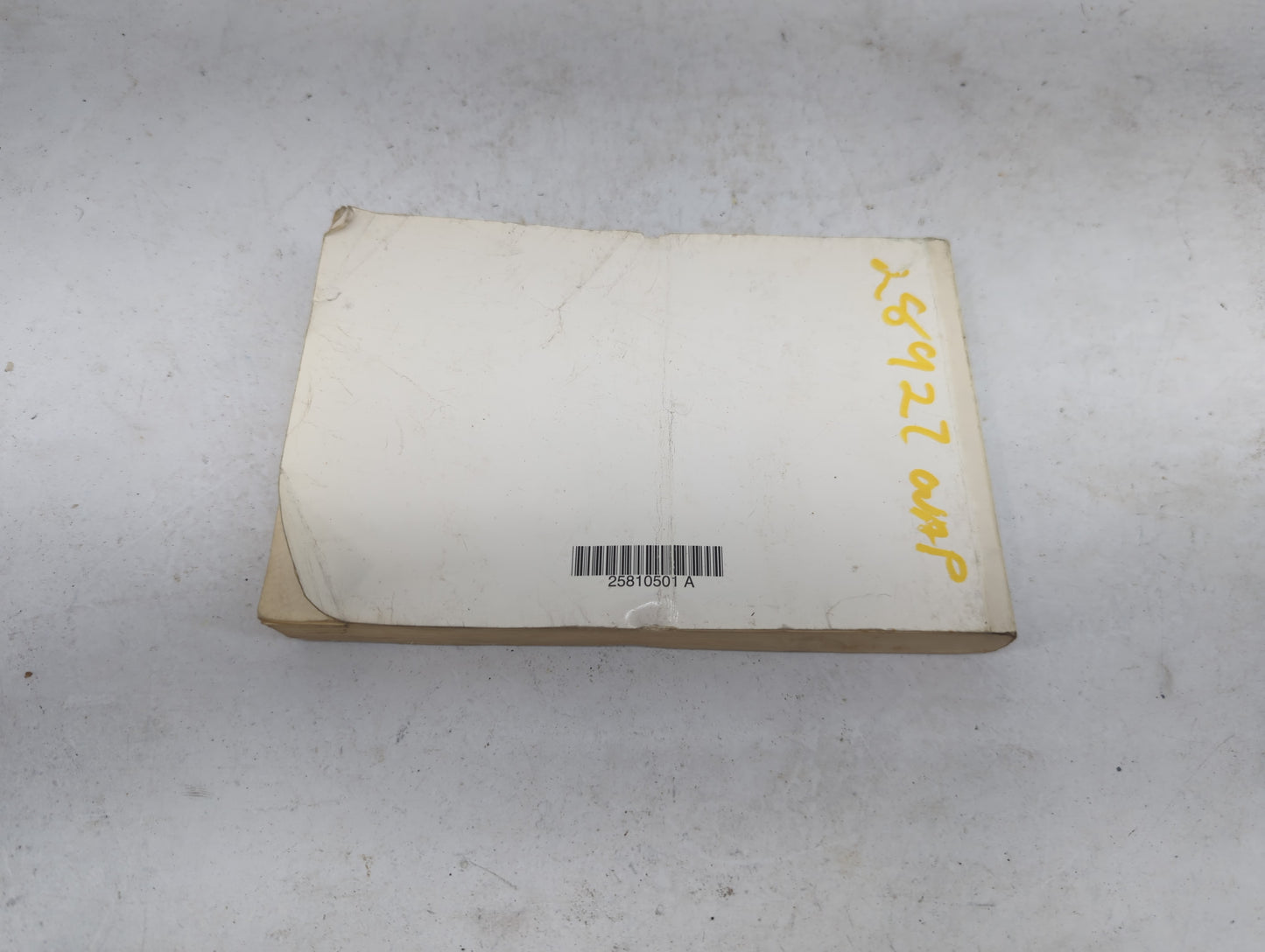 0 Chevrolet Aveo Owners Manual Book Guide OEM Used Auto Parts - Oemusedautoparts1.com