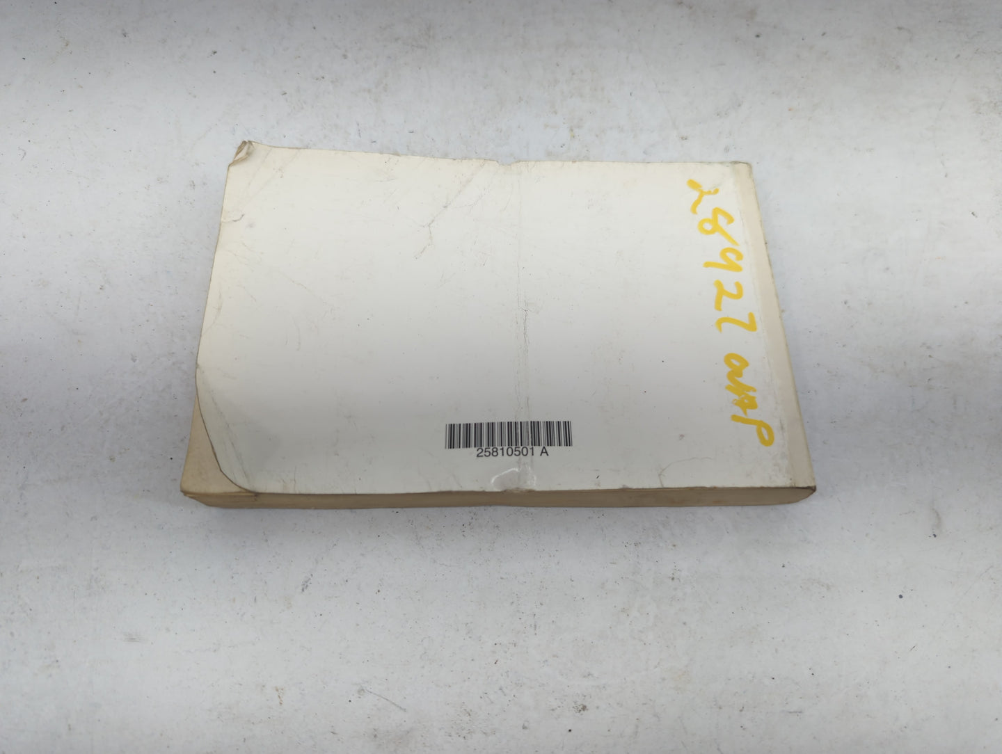 0 Chevrolet Aveo Owners Manual Book Guide OEM Used Auto Parts - Oemusedautoparts1.com