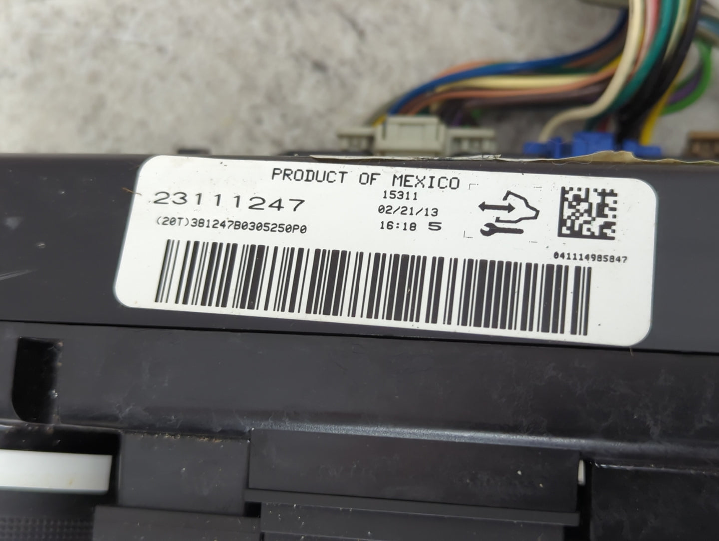 2013-2015 Chevrolet Captiva Sport Climate Control Module Temperature AC/Heater Replacement Fits Fits 2013 2014 2015 OEM Used