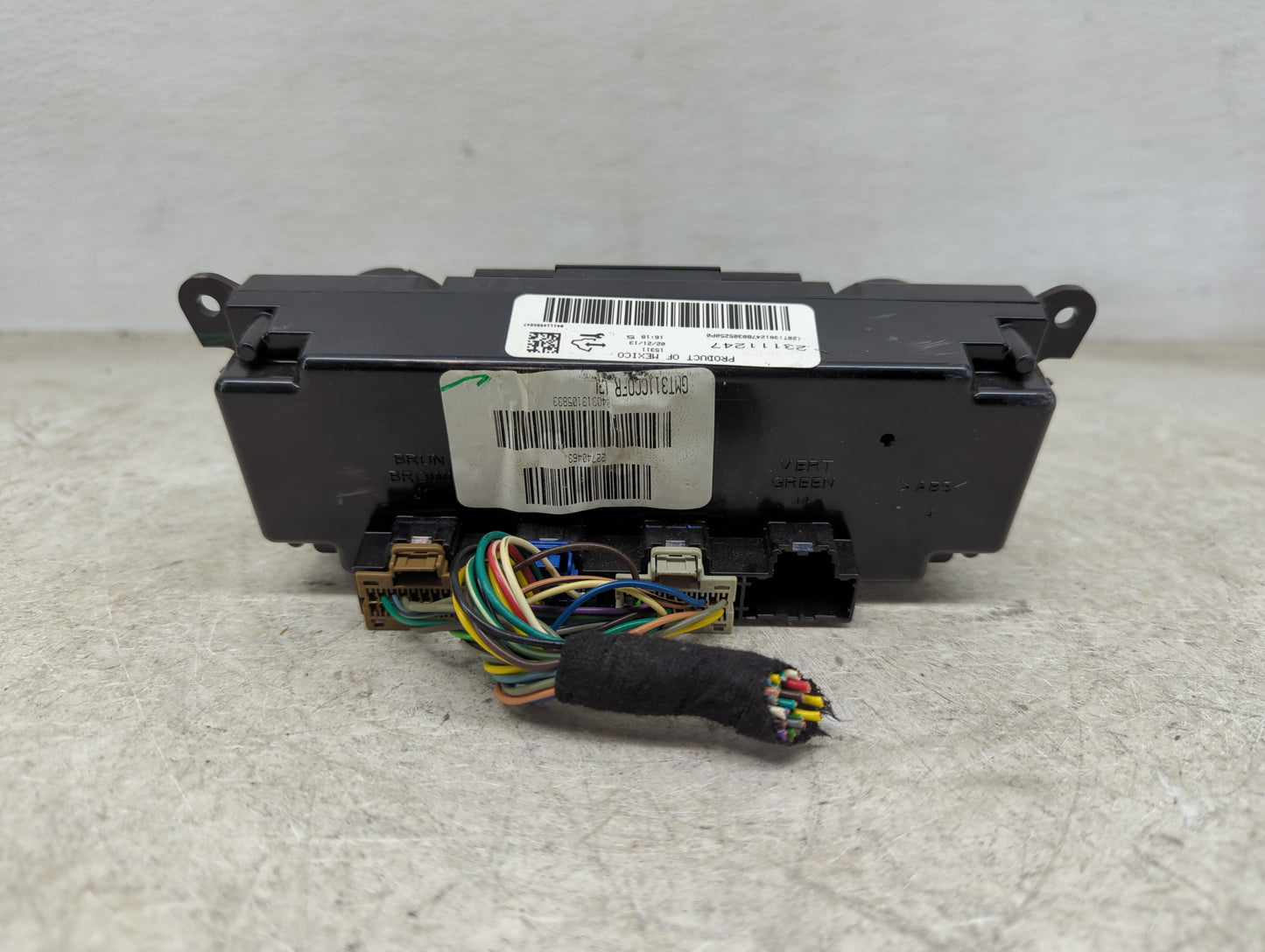 2013-2015 Chevrolet Captiva Sport Climate Control Module Temperature AC/Heater Replacement Fits Fits 2013 2014 2015 OEM Used