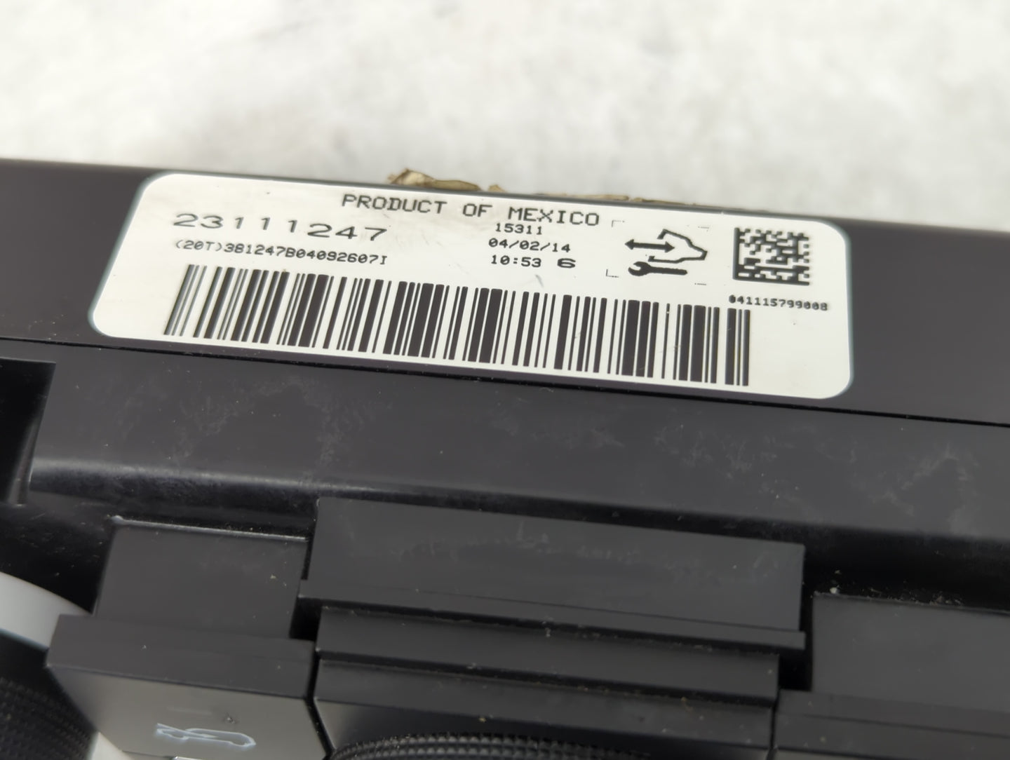 2013-2015 Chevrolet Captiva Sport Climate Control Module Temperature AC/Heater Replacement Fits Fits 2013 2014 2015 OEM Used