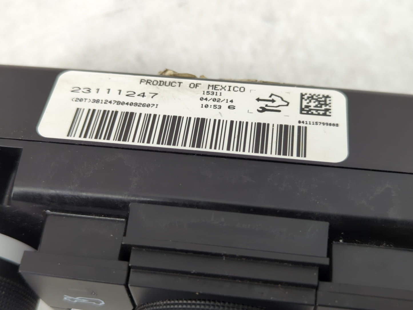 2013-2015 Chevrolet Captiva Sport Climate Control Module Temperature AC/Heater Replacement Fits Fits 2013 2014 2015 OEM Used