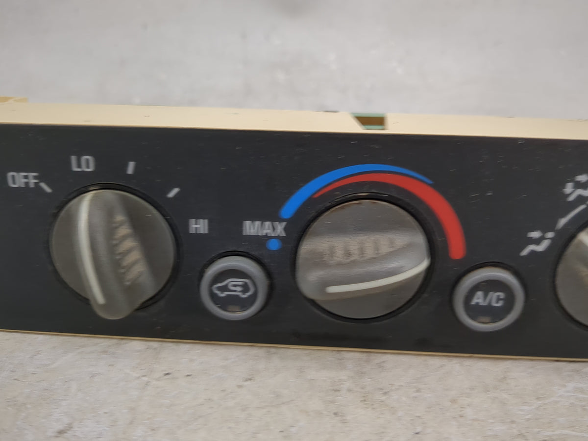 0 Chevrolet Chevrolet 3500 Pickup Climate Control Module Temperature AC/Heater Replacement Fits Fits 1996 1997 1998 1999 200