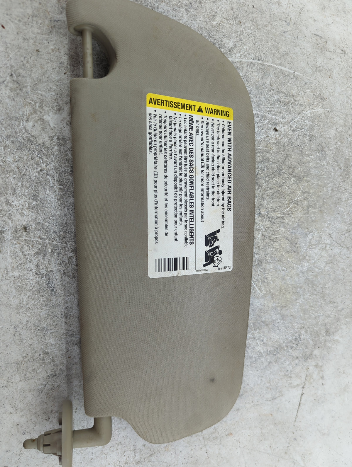 2005-2010 Chevrolet Cobalt Sun Visor Shade Replacement Passenger Right Mirror Fits Fits 2005 2006 2007 2008 2009 2010 OEM Us