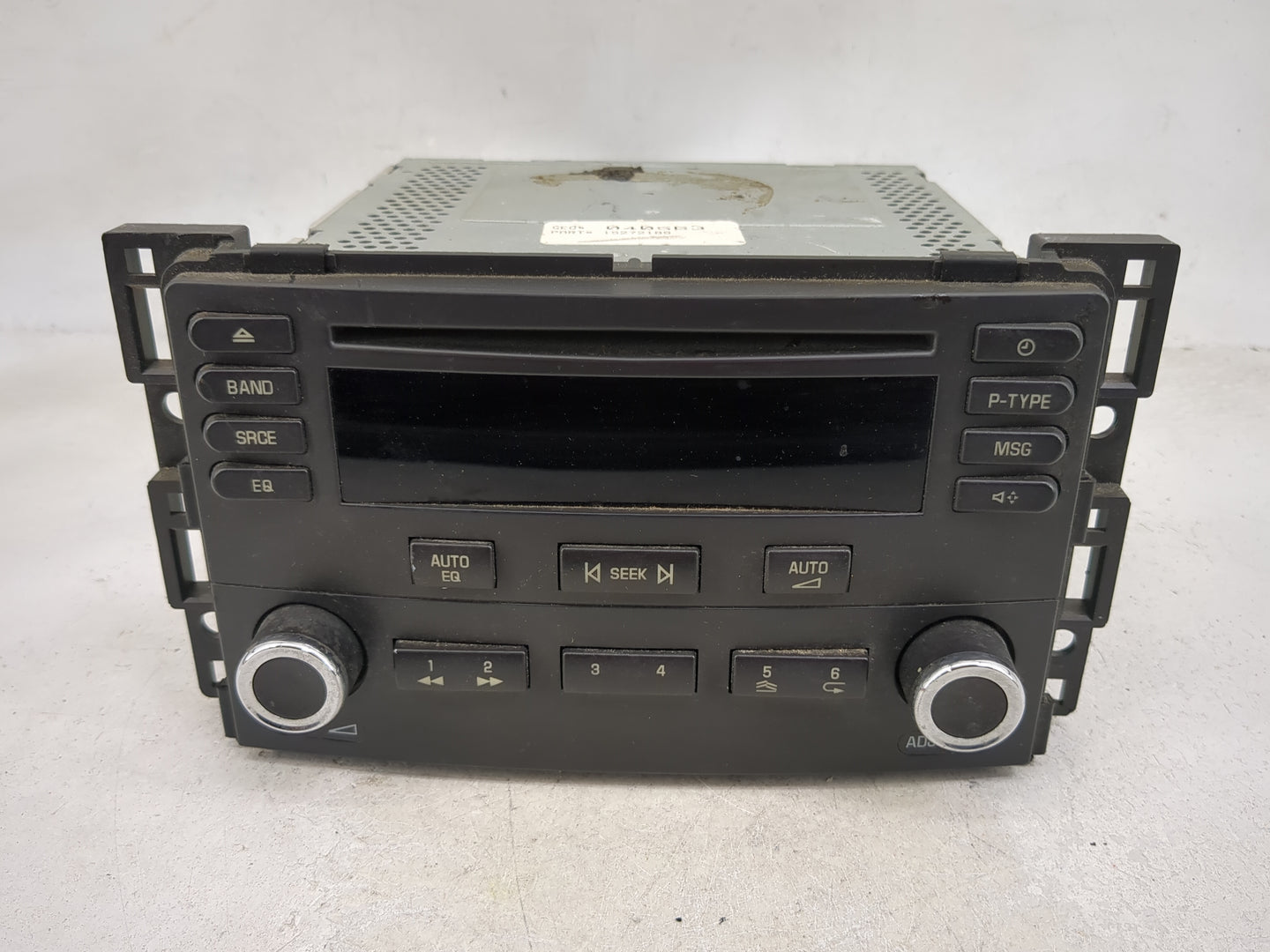 2005-2006 Chevrolet Cobalt Radio AM FM Cd Player Receiver Replacement Fits Fits 2005 2006 OEM Used Auto Parts - Oemusedautop