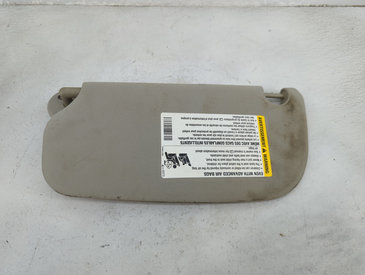 2005-2010 Chevrolet Cobalt Sun Visor Shade Replacement Passenger Right Mirror Fits Fits 2005 2006 2007 2008 2009 2010 OEM Us