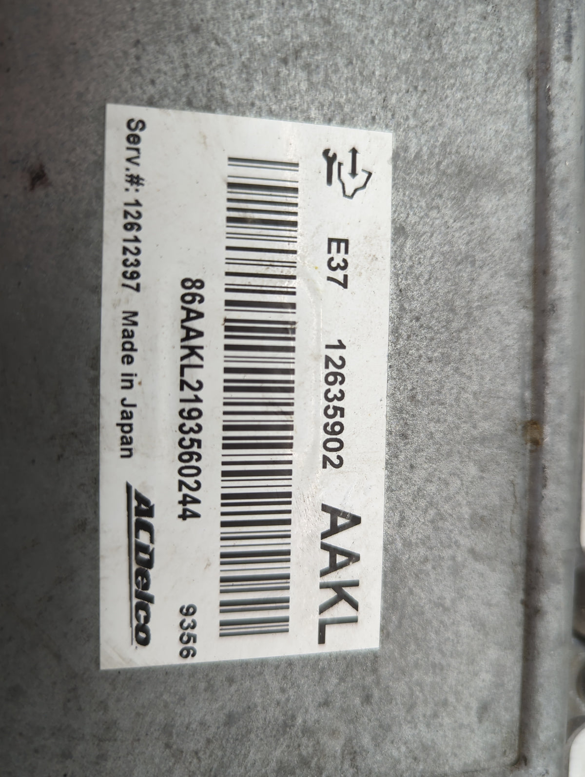 2007-2010 Chevrolet Cobalt PCM Engine Control Computer ECU ECM PCU OEM Fits 2007 2008 2009 2010 2011 2012 OEM Used Auto Part