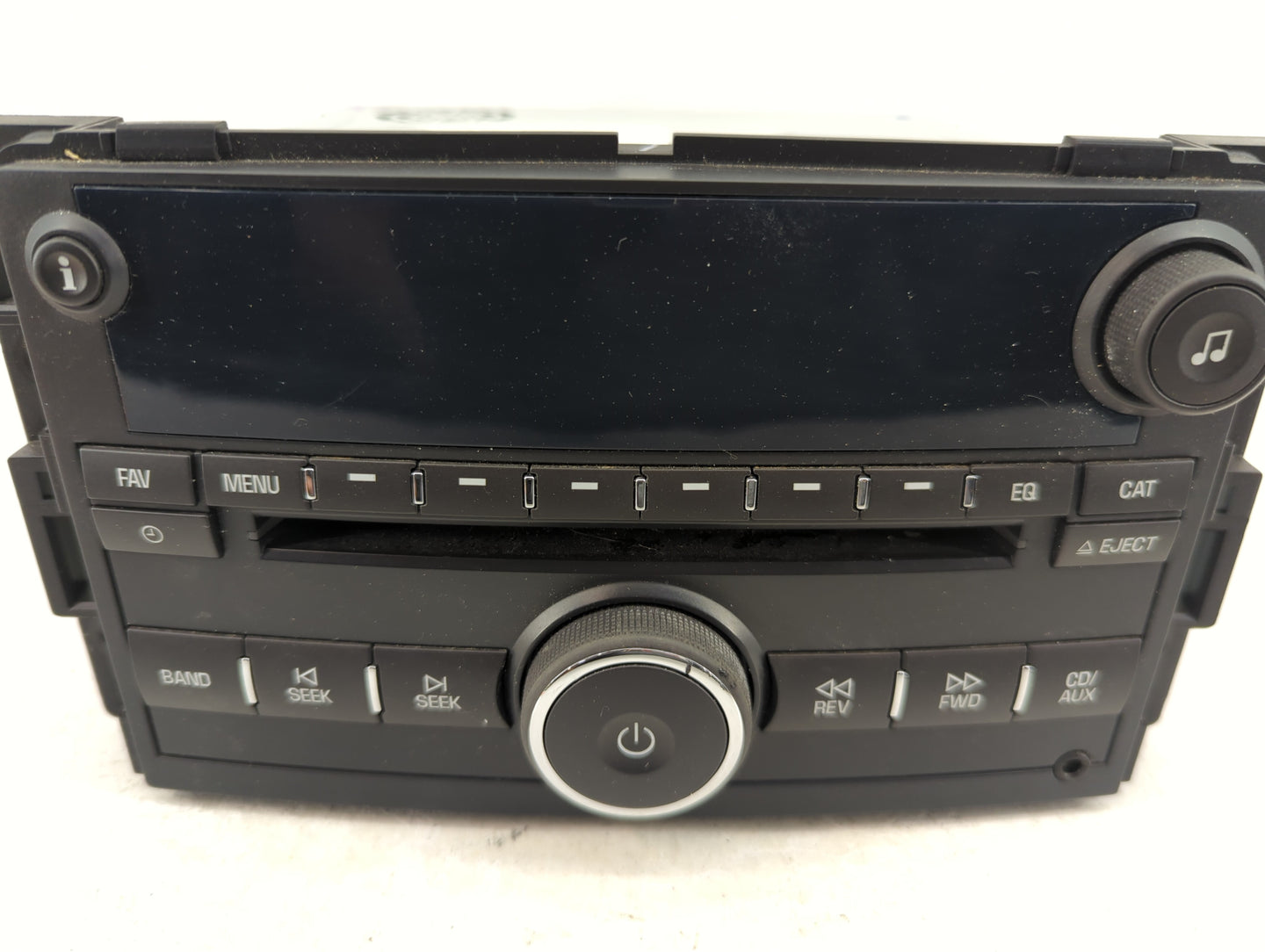 2007-2008 Chevrolet Cobalt Radio AM FM Cd Player Receiver Replacement Fits Fits 2007 2008 OEM Used Auto Parts - Oemusedautop