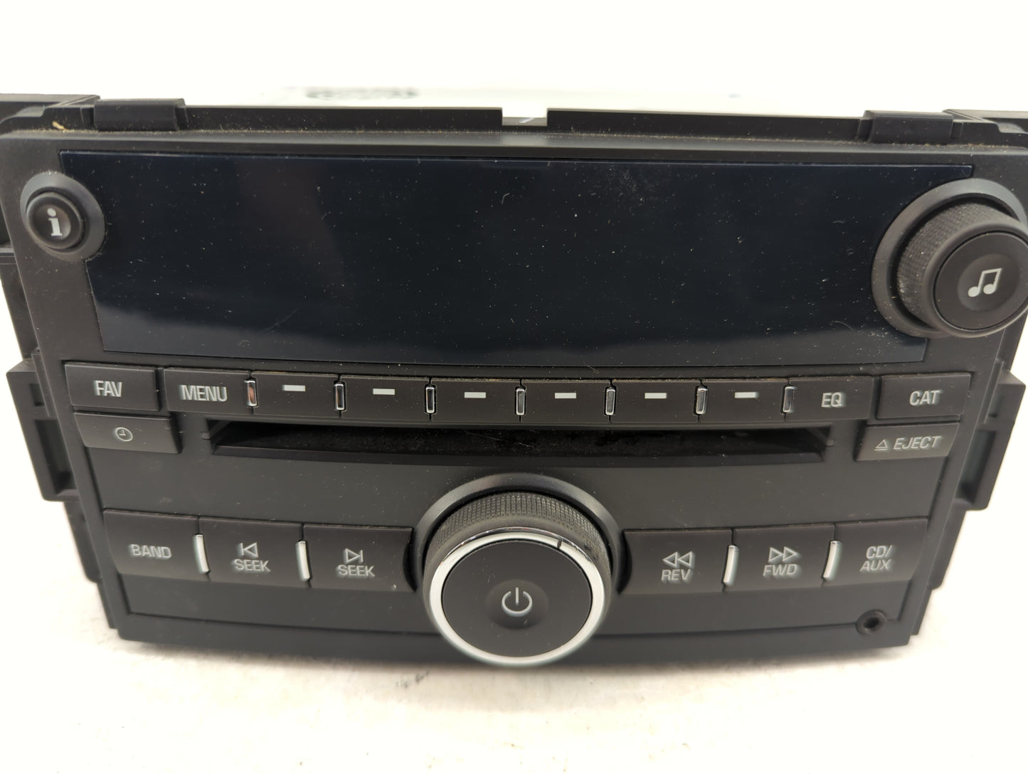 2007-2008 Chevrolet Cobalt Radio AM FM Cd Player Receiver Replacement Fits Fits 2007 2008 OEM Used Auto Parts - Oemusedautop