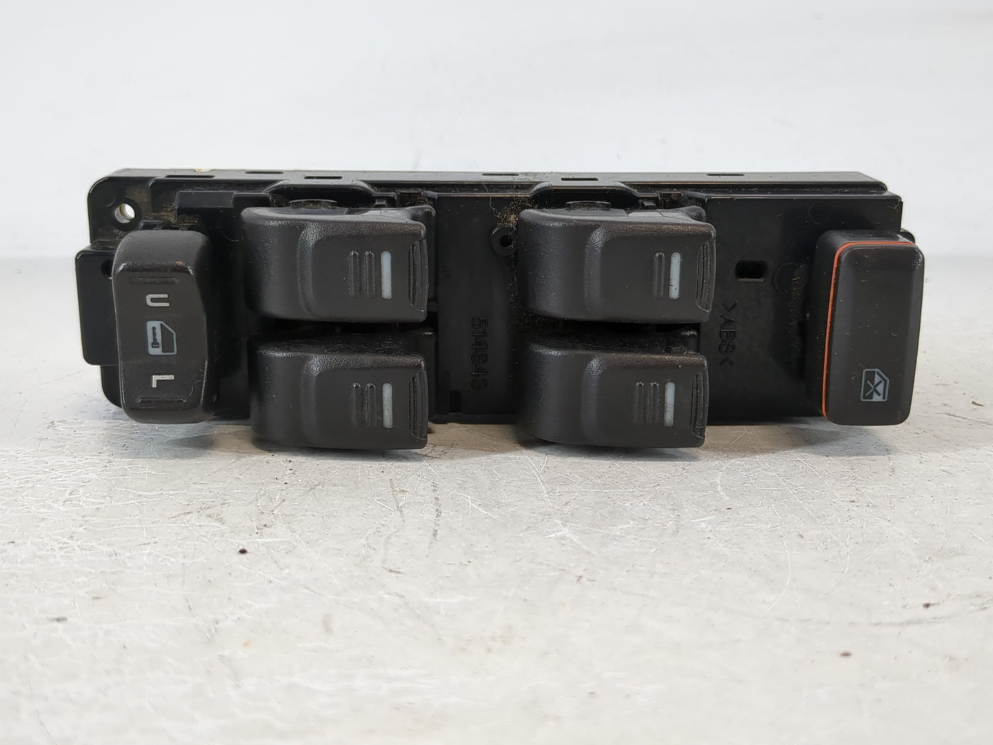 2004-2012 Chevrolet Colorado Master Power Window Switch Replacement Driver Side Left Fits OEM Used Auto Parts - Oemusedautop