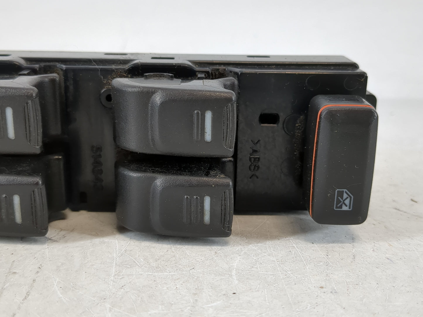 2004-2012 Chevrolet Colorado Master Power Window Switch Replacement Driver Side Left Fits OEM Used Auto Parts - Oemusedautop