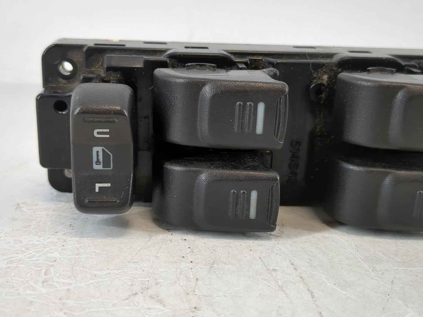 2004-2012 Chevrolet Colorado Master Power Window Switch Replacement Driver Side Left Fits OEM Used Auto Parts - Oemusedautop