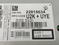 2012 Chevrolet Cruze Radio AM FM Cd Player Receiver Replacement Fits OEM Used Auto Parts - Oemusedautoparts1.com