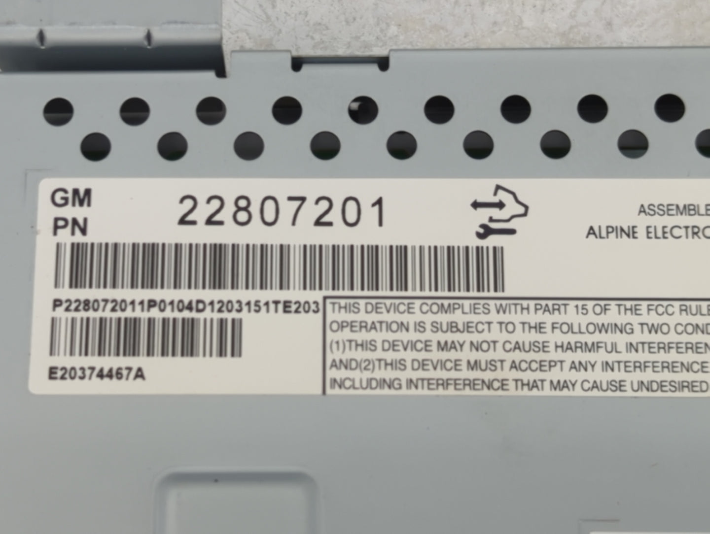 2012-2017 Chevrolet Equinox Information Display Screen - Oemusedautoparts1.com
