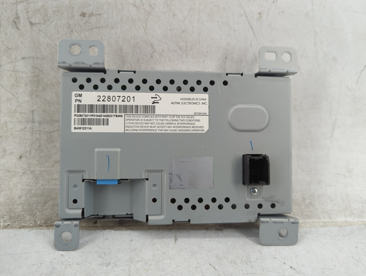 2012-2017 Chevrolet Equinox Information Display Screen 1135277 - Oemusedautoparts1.com