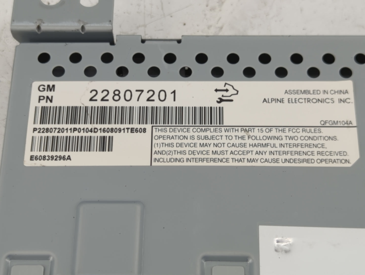 2012-2017 Chevrolet Equinox Information Display Screen 1138825 - Oemusedautoparts1.com