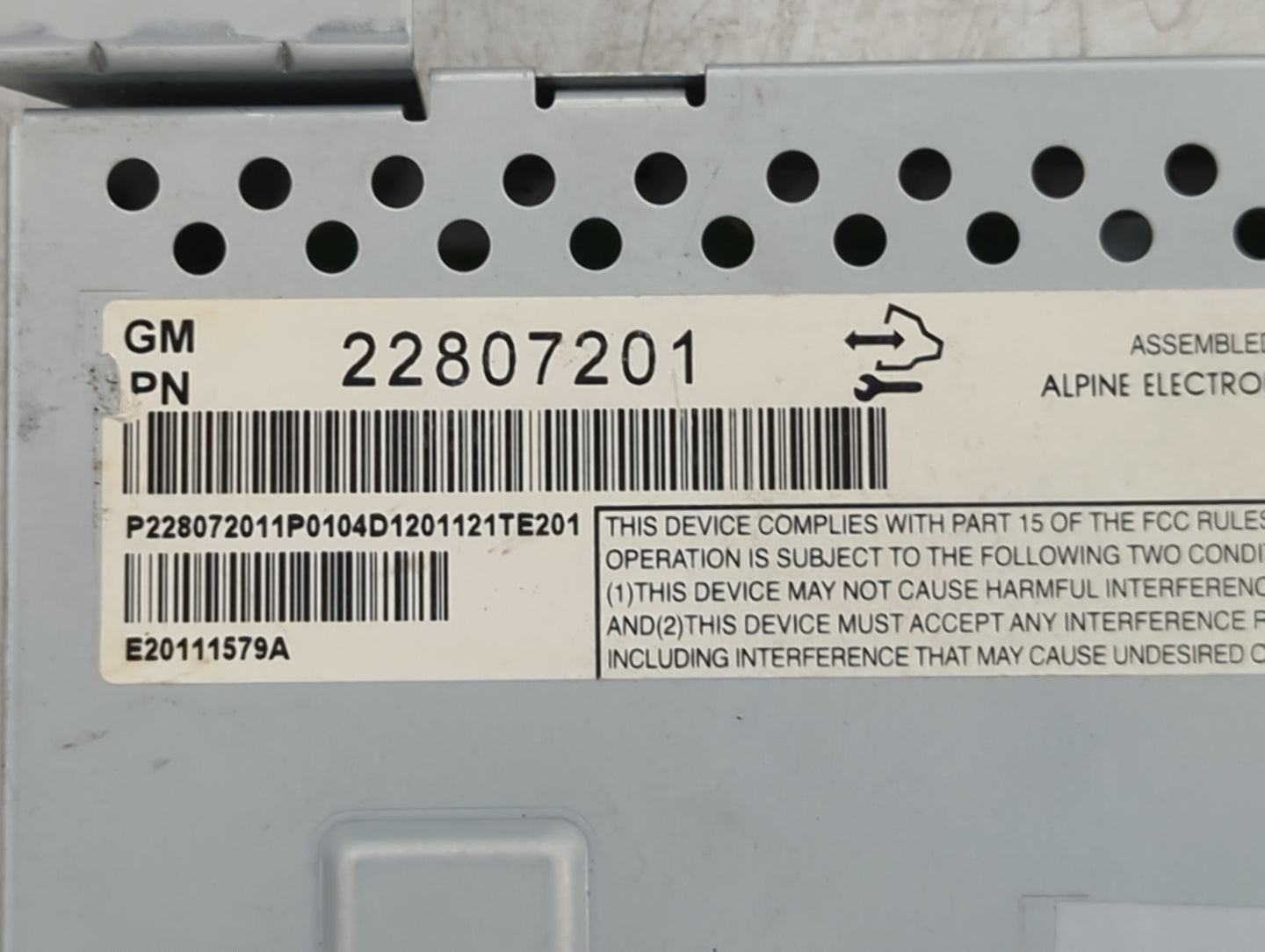 2012-2017 Chevrolet Equinox Information Display Screen 1151228 - Oemusedautoparts1.com