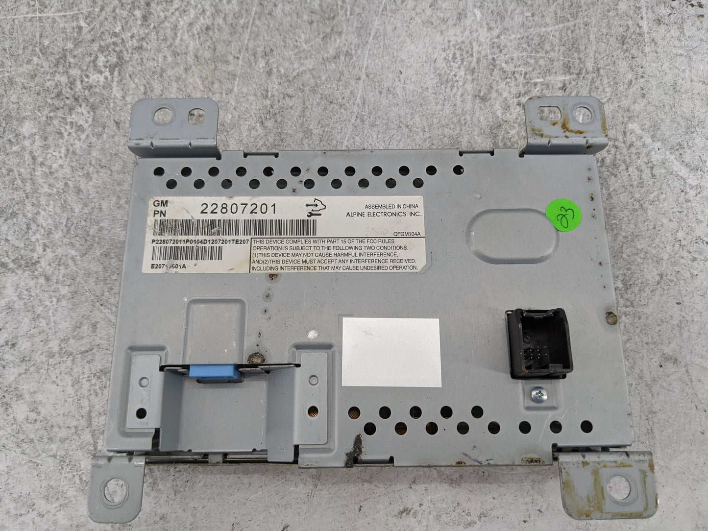 2012-2017 Chevrolet Equinox Information Display Screen 1174525 - Oemusedautoparts1.com