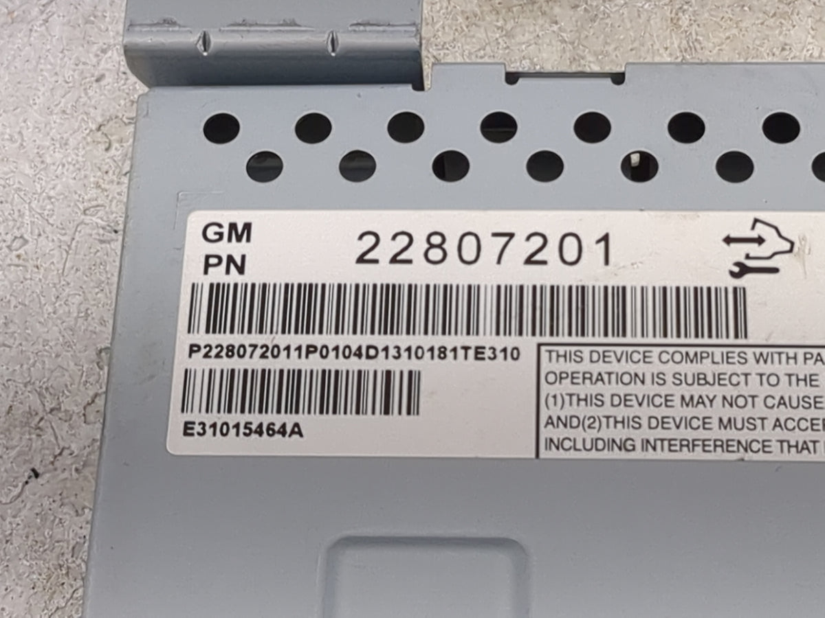 2012-2017 Chevrolet Equinox Information Display Screen 5027481 - Oemusedautoparts1.com