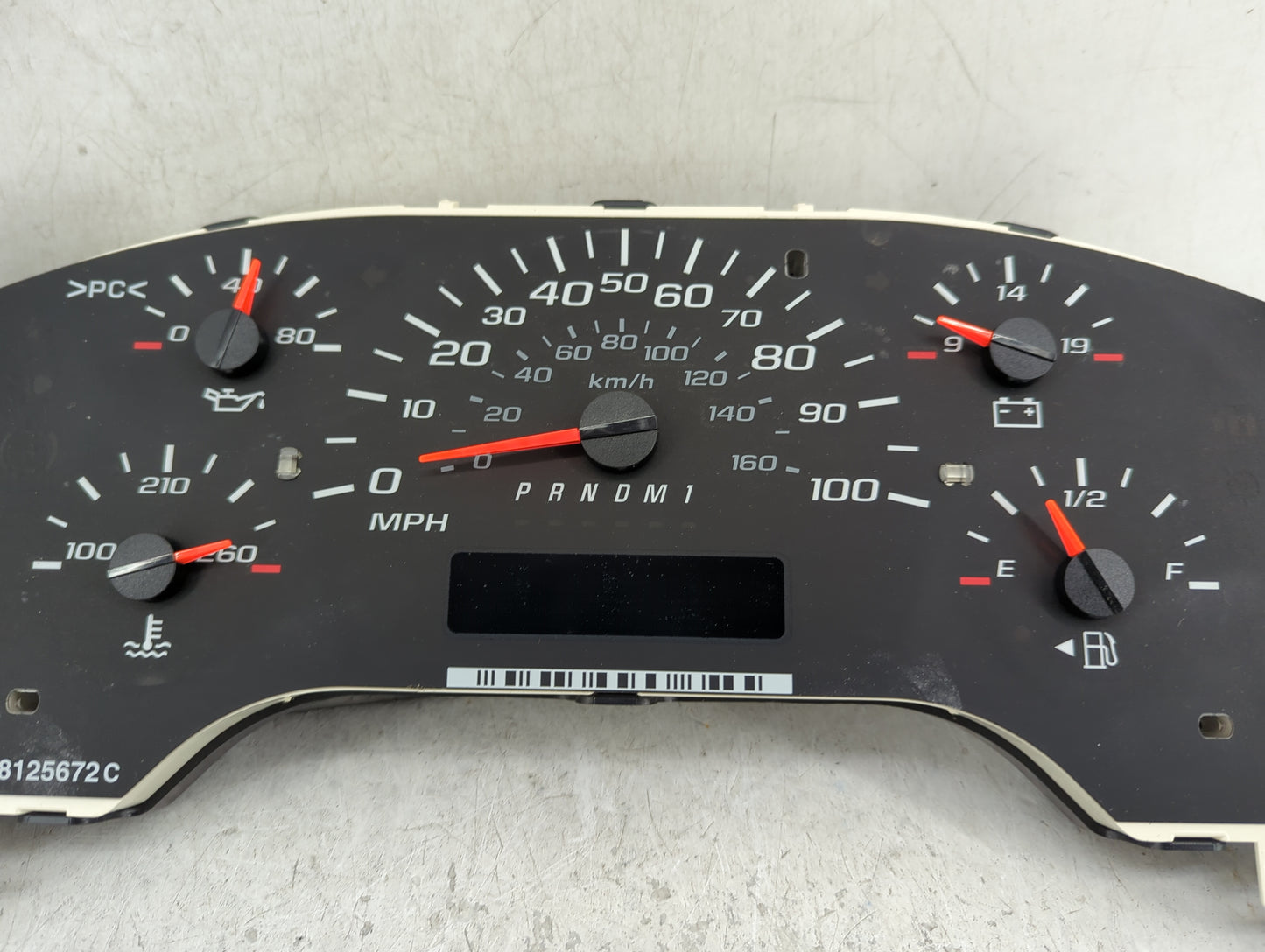 0 Chevrolet Express 3500 Van Instrument Cluster Speedometer Gauges Fits Fits 212 OEM Used Auto Parts - Oemusedautoparts1.com
