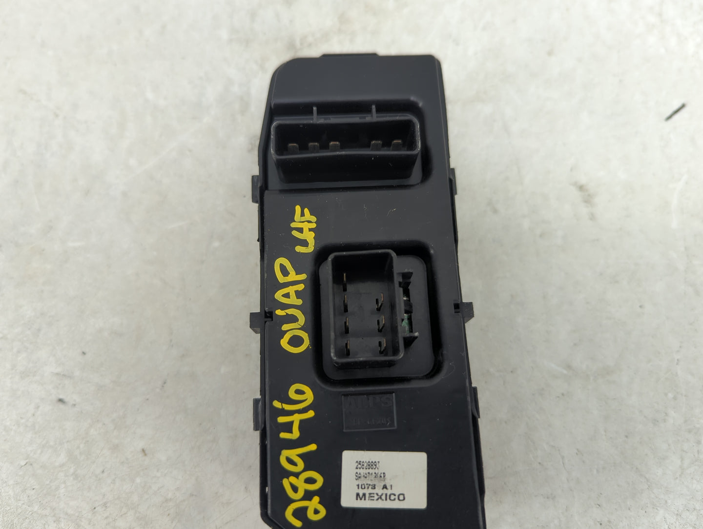 2006-2016 Chevrolet Impala Master Power Window Switch Replacement Driver Side Left Fits OEM Used Auto Parts - Oemusedautopar