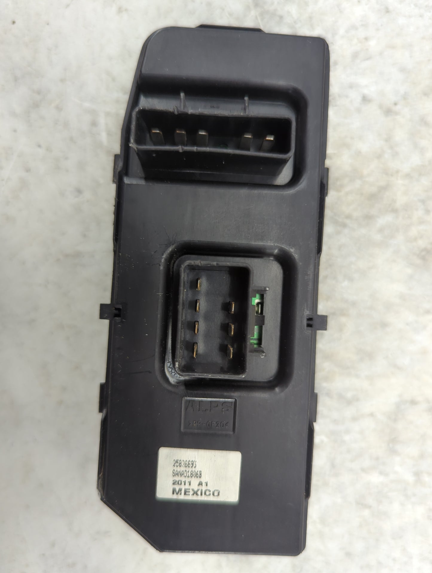 2009-2016 Chevrolet Impala Master Power Window Switch Replacement Driver Side Left Fits OEM Used Auto Parts - Oemusedautopar