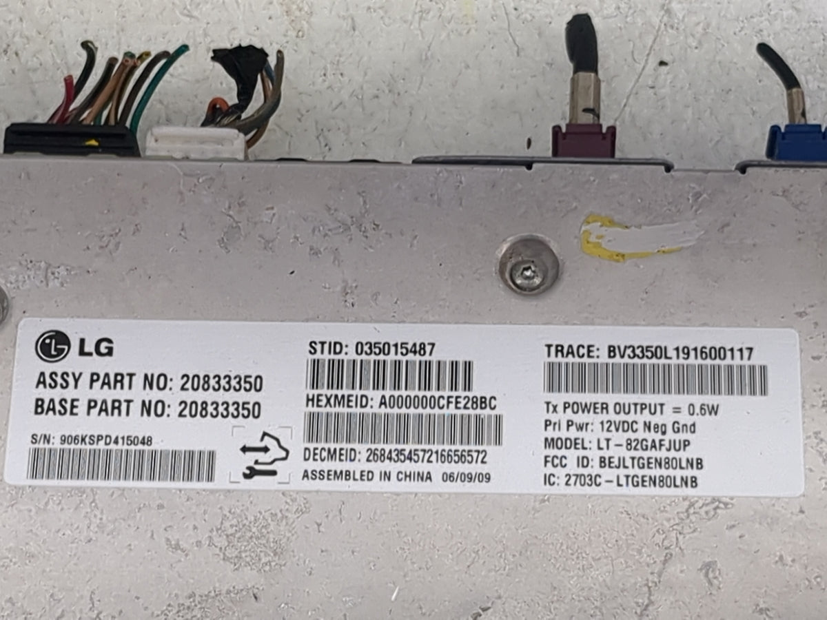 2009-2010 Chevrolet Impala Communication Control Module 1321099 - Oemusedautoparts1.com