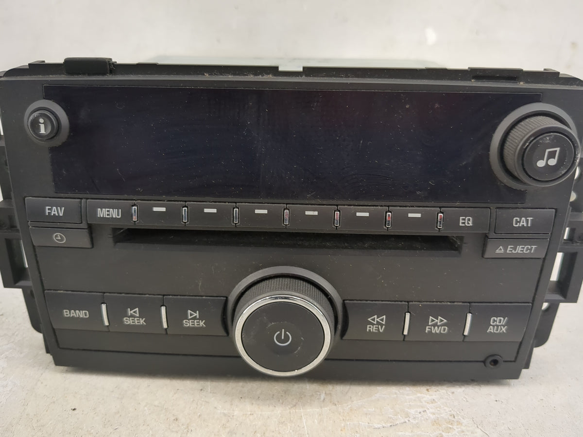 2007-2008 Chevrolet Impala Radio AM FM Cd Player Receiver Replacement Fits 2007 2008 OEM Used Auto Parts - Oemusedautoparts1