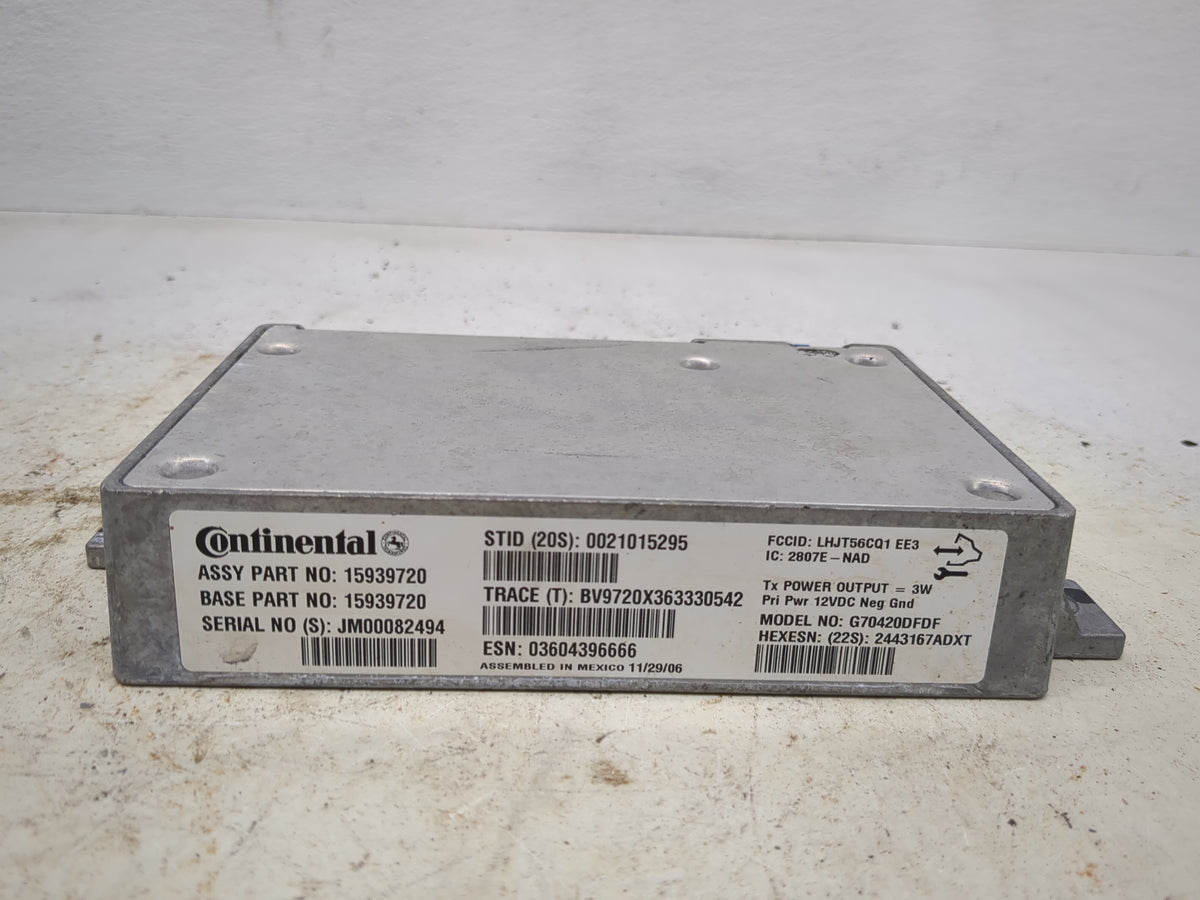 2007-2008 Chevrolet Impala Communication Control Module 1357294 - Oemusedautoparts1.com