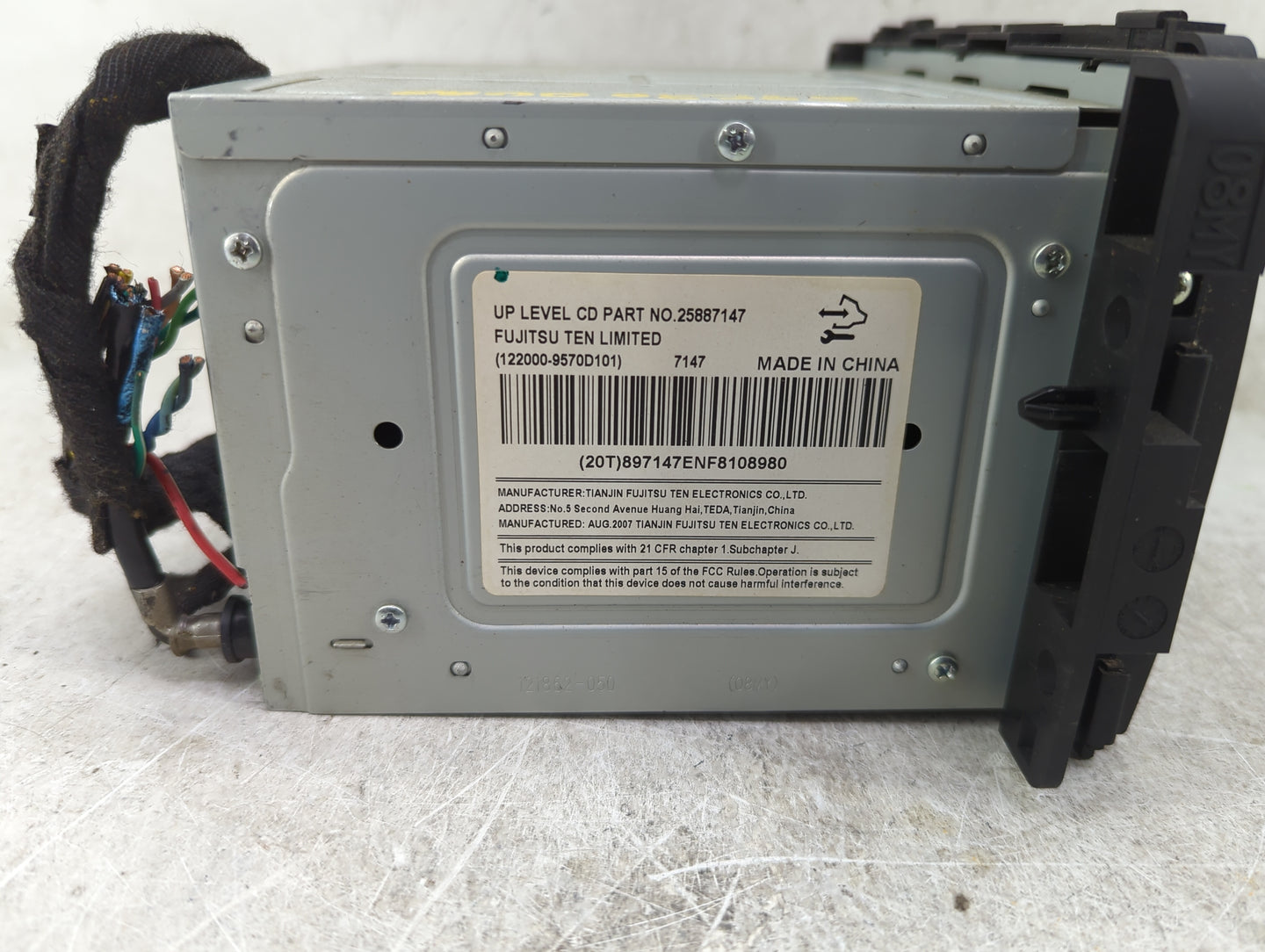 2007-2008 Chevrolet Impala Radio Control Panel - Oemusedautoparts1.com