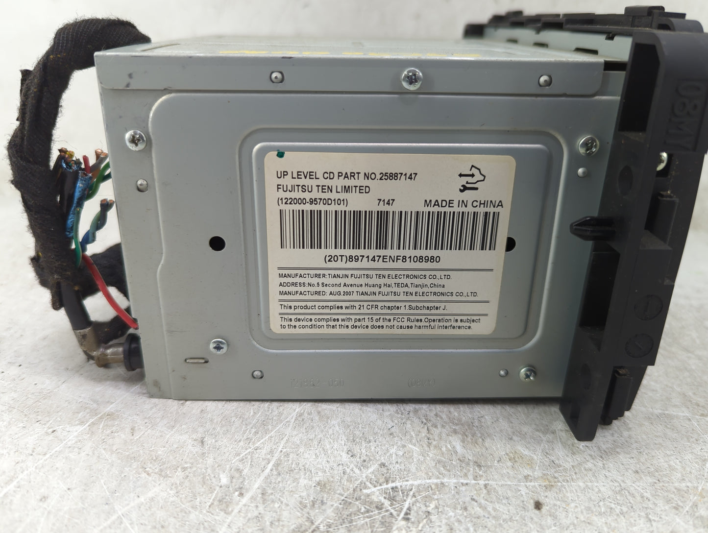 2007-2008 Chevrolet Impala Radio Control Panel - Oemusedautoparts1.com