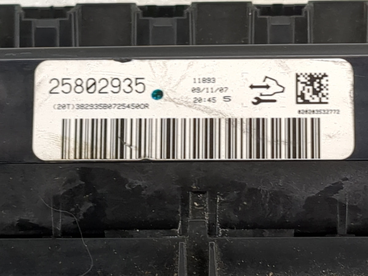 2006-2008 Chevrolet Impala Climate Control Module Temperature AC/Heater Replacement Fits Fits 2006 2007 2008 OEM Used Auto P