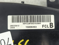 2006 Chevrolet Impala Instrument Cluster Speedometer Gauges P/N:28033413 15806463 Fits OEM Used Auto Parts - Oemusedautopart