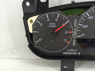 2007 Chevrolet Impala Instrument Cluster Speedometer Gauges Fits OEM Used Auto Parts - Oemusedautoparts1.com