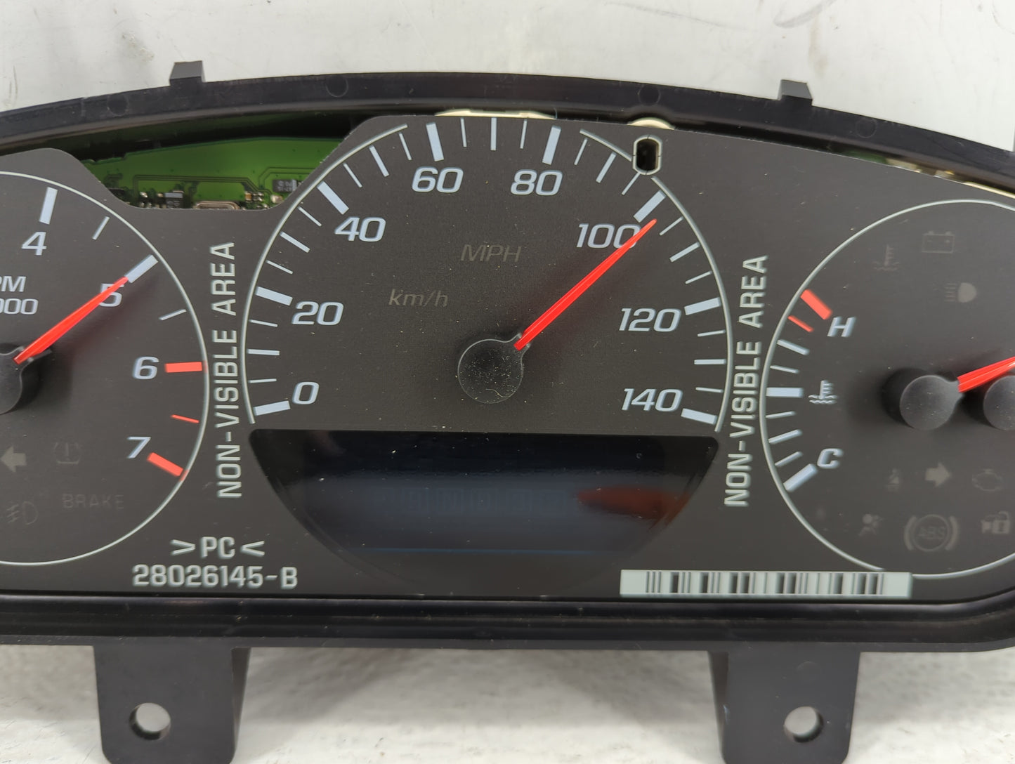 2007 Chevrolet Impala Instrument Cluster Speedometer Gauges Fits OEM Used Auto Parts - Oemusedautoparts1.com