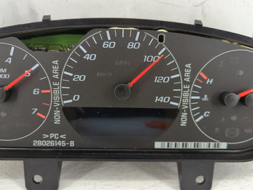 2007 Chevrolet Impala Instrument Cluster Speedometer Gauges Fits OEM Used Auto Parts