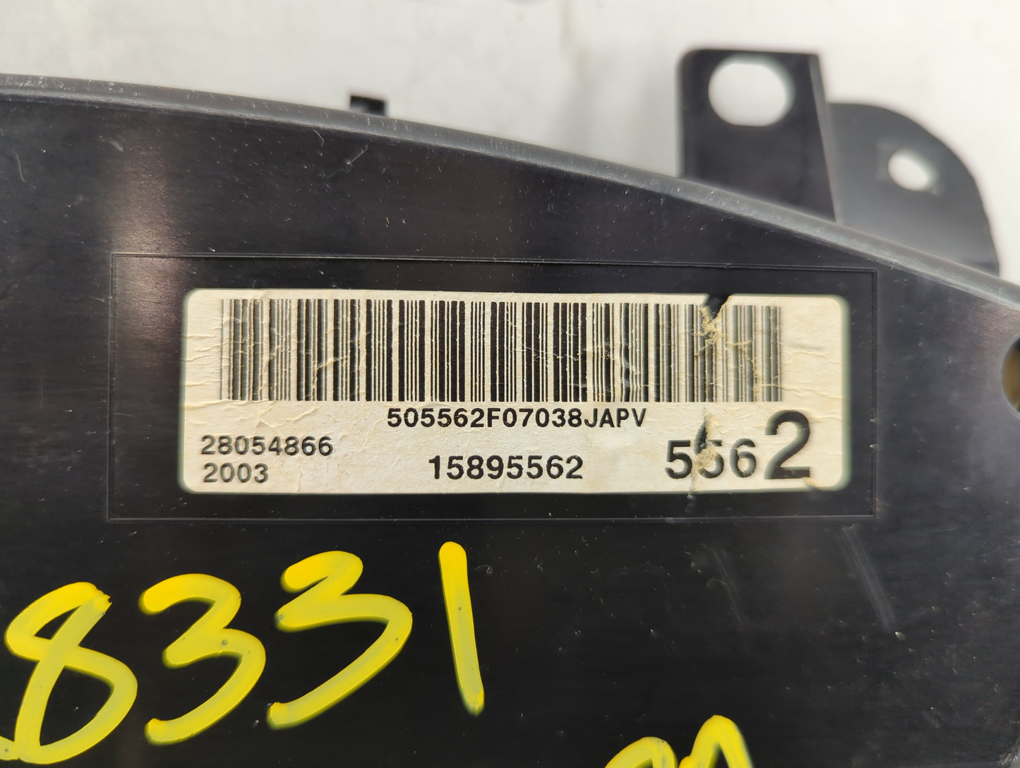 2007 Chevrolet Impala Instrument Cluster Speedometer Gauges Fits OEM Used Auto Parts - Oemusedautoparts1.com